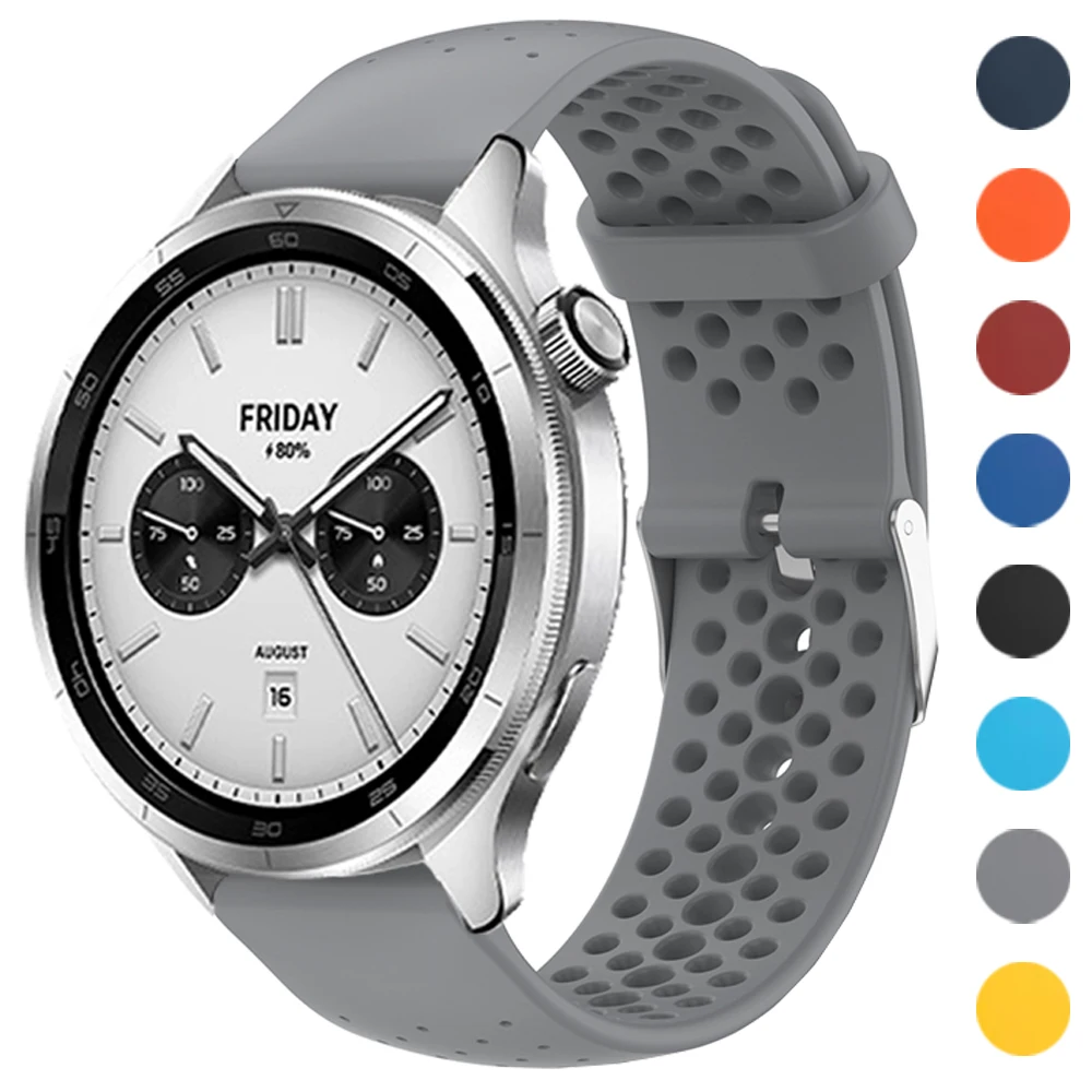 Silicone Sport Strap 22mm - Versatile Watch Band Replacement Bracelet