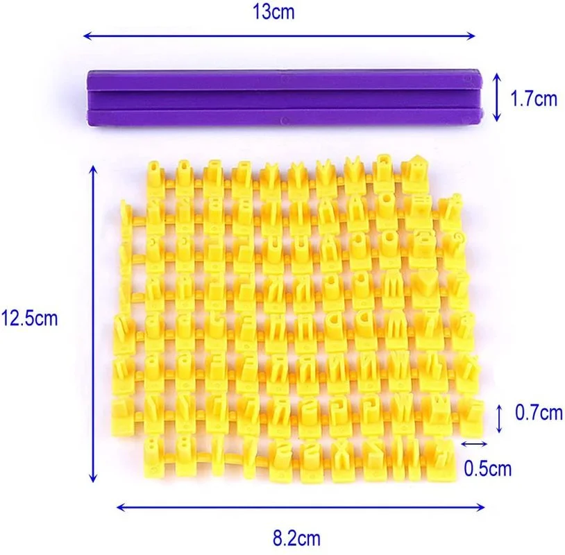 Letter and Number Cookie Mould English Alphanumeric Seal Cookies Mold Printing Stamps Baking Tools