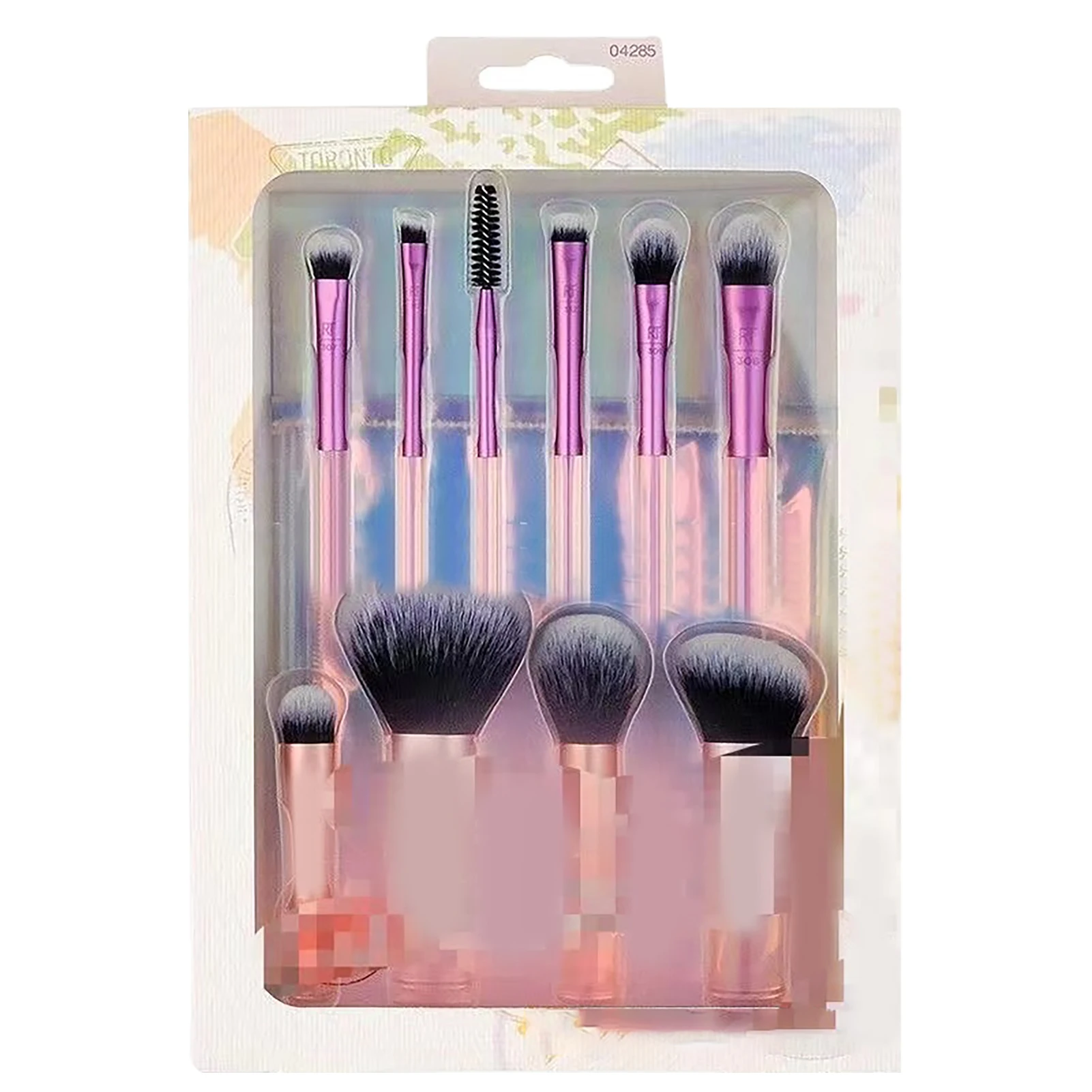 

10pcs Mini Eye Shadow Makeup Brush Set Portable Travel Cosmetic Brushes Kit For Convenient Makeup Tools