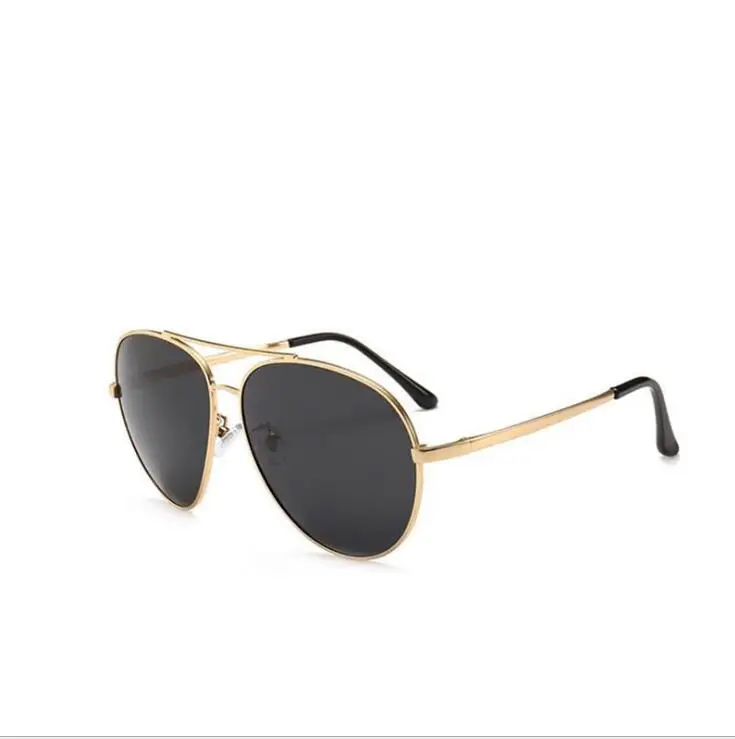 

2024 Модные солнцезащитные очки для мужчин и женщин, солнцезащитные очки с черными линзами в металлической оправе, очки для вождения UV400 B85