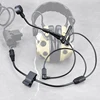 WADSN Wiress Version Comt Headset C3 Headphood Microphone PTT Cable Nylon Version Hunting Shotting Earphone Adapter 7.0 Plug New 6