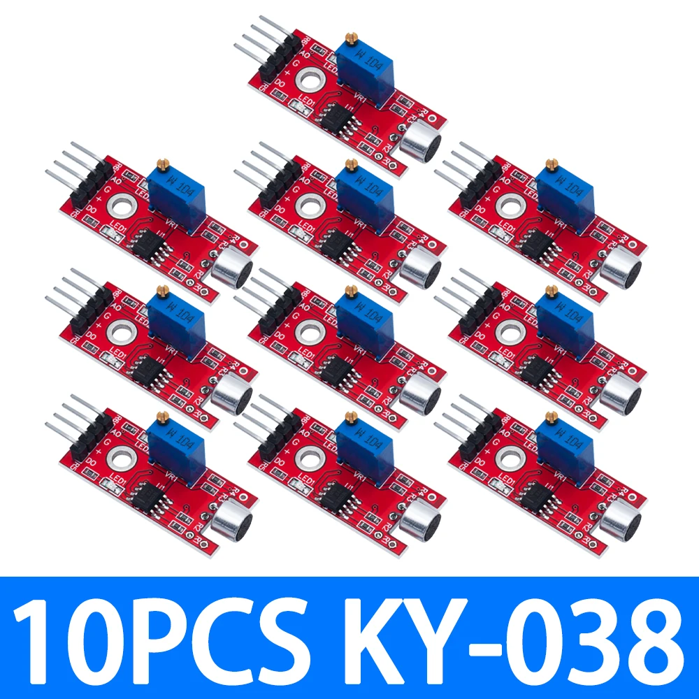Sound Sensor Module 3 Pin Arduino Ky 038 Digital Pin KY-038 Microphone Sound Sensor Module ...