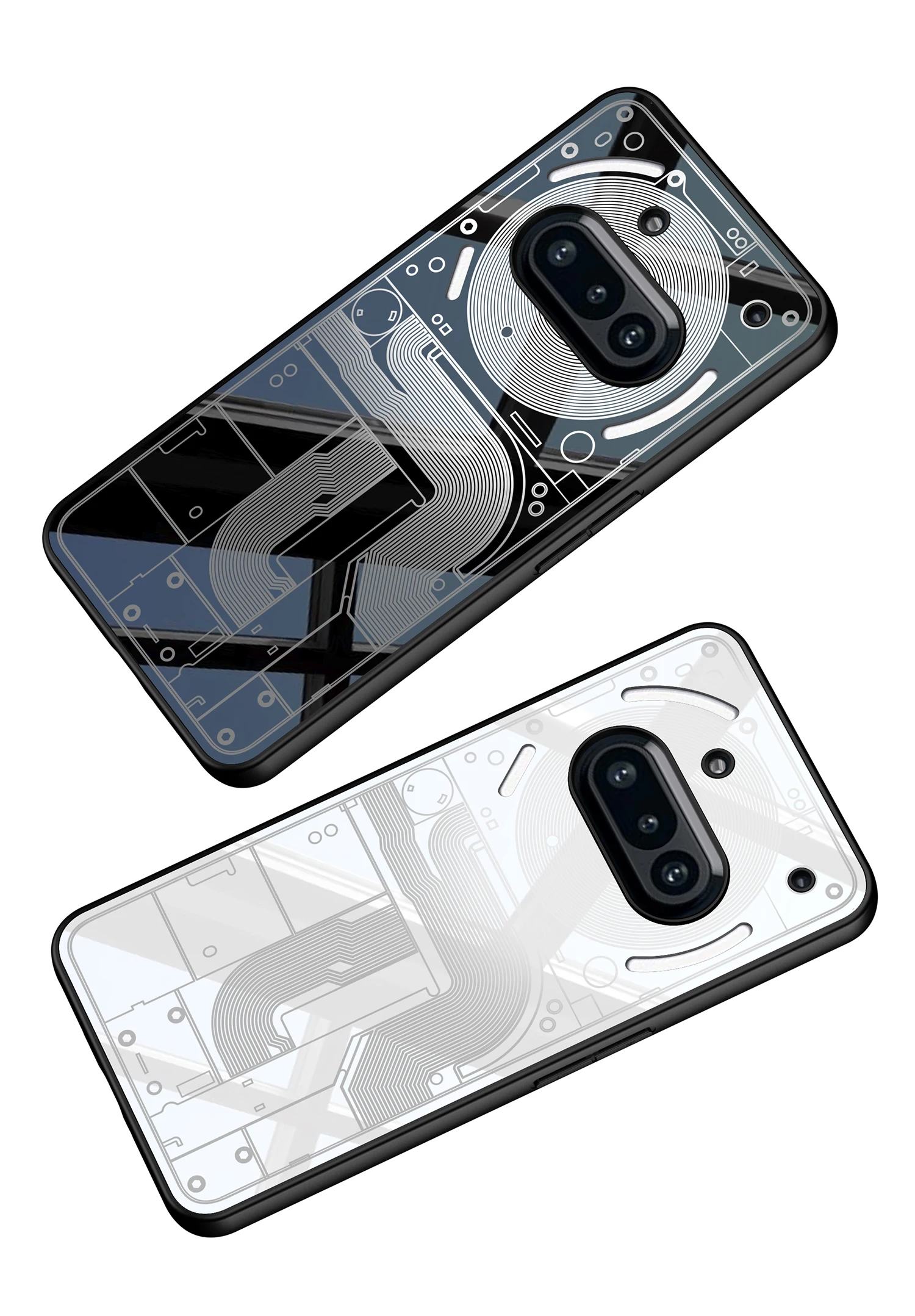 Luxury Painted Machine Pattern Case For Nothing Phone 3A Ultra-thin Shockproof S