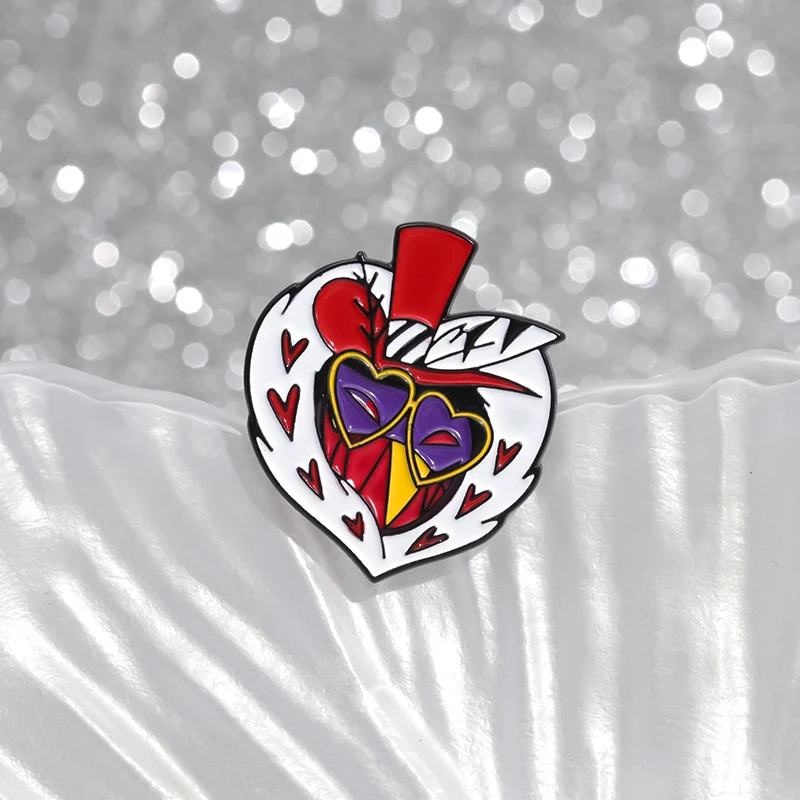 Fantasy Anime Hazbin Hotel Enamel Pins Custom Movie Inspiration Figure Badge Backpack Brooches Clothes Lapel Pin Jewelry Gift