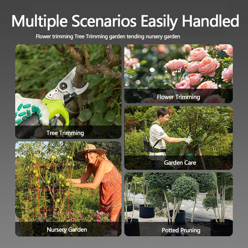 Greenworks Electric Pruning Shear Brushless Motor 40V Home Garden 3.5mm Scissors Professional Cordless Lopper Original Bare Tool 5