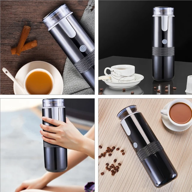 Portable Car Instant Espresso Maker Pod-Coffee Machine Brewing