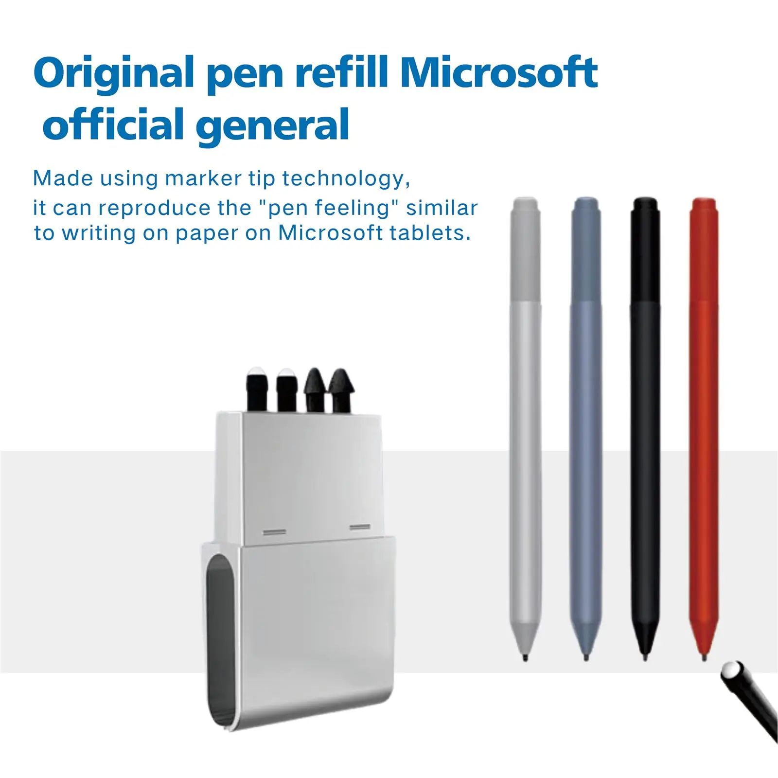 أطراف أقلام للقلم السطحي (4 عبوات، 2*HB/2H/H)، مجم...