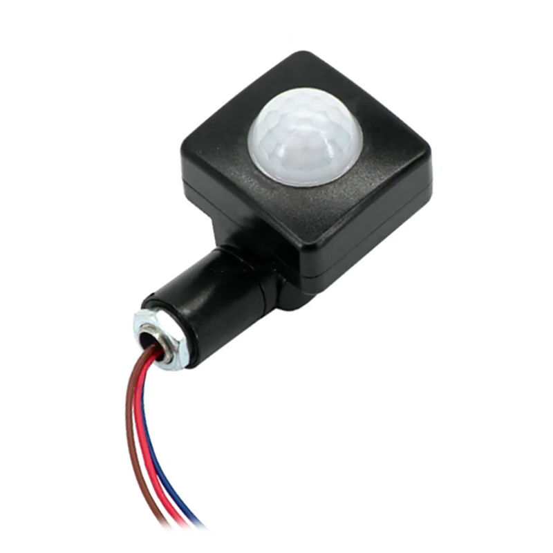

New 85-265V IP65 Motion Sensor Adjustable PIR Switch Ultrathin LED Flood Light PIR Waterproof Outdoor Motion Sensor Detector