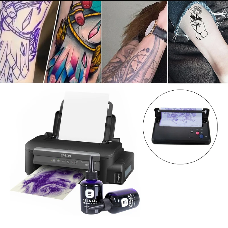 Tattoo Transfer Stencil Printer InkJet Kit Tracing Paper Thermal Transfer Paper Tattoo Accessories Machine