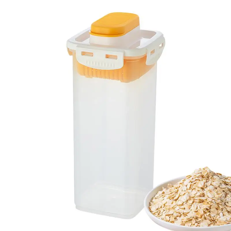 

Airtight Food Storage Container Kitchen Air Tight Storage 1.7L House Pantry Organization and Storage Cereal Containers with Easy