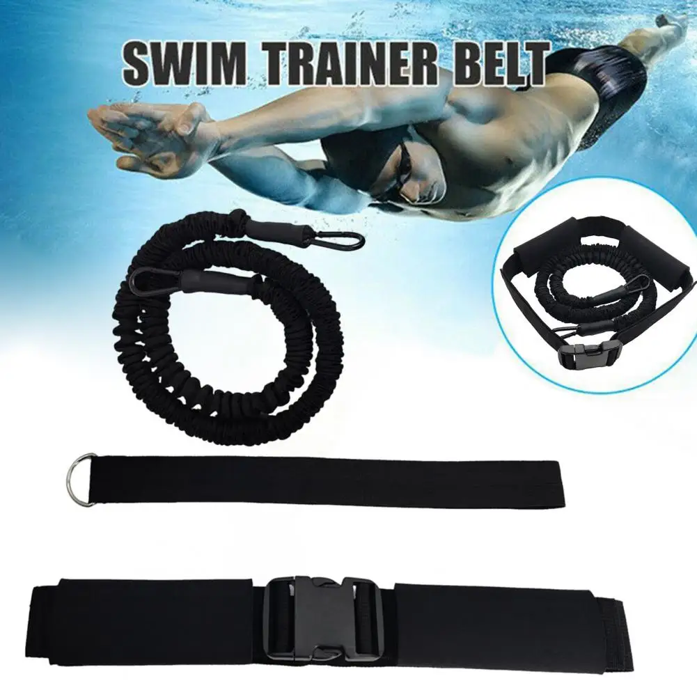 

Тренировочный ремень для плавания, 4 м, ремень-тросик для бассейна, тренировочный ремень, стационарный ремень для плавания, оборудование для водного сопротивления, 수영 련мужские кошельки
