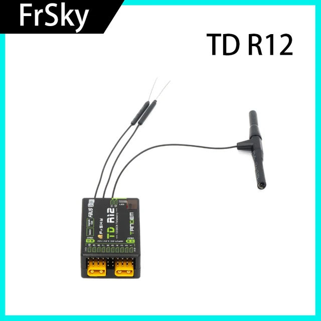 Future Flight FrSky TD R12 Receiver 12-Channel 2.4Ghz 900Mhz with PWM SBUS FBUS S.Port - Remote Control Equipment 1