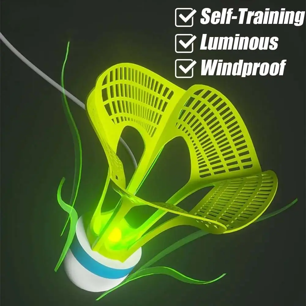 

Нейлоновые ветрозащитные светящиеся сверхстойкие флуоресцентные воланы для бадминтона аксессуары для бадминтона для самостоятельного обучения на открытом воздухе