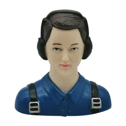 Vibrant Civil Aviation Pilot Figure (Blue)