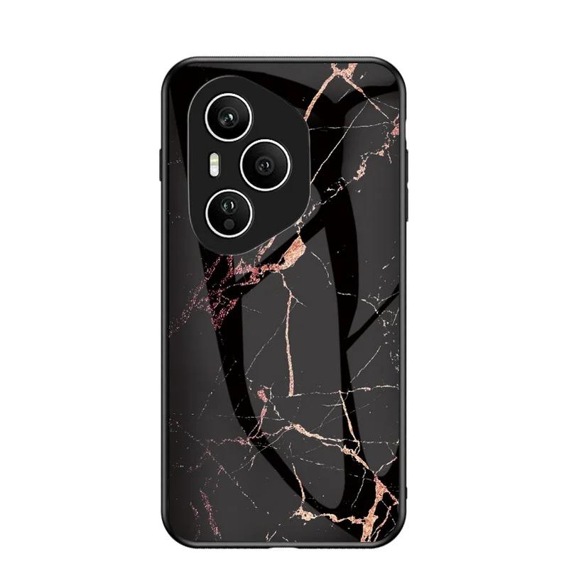 Glossy Marble Tempered Glass Phone Case