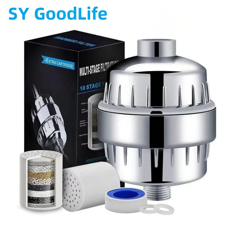 

15 stages shower filter - shower head filter - hard water filter to remove chlorine heavy metals etc