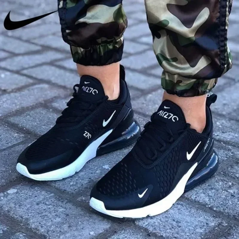 

Nike-air max 270, теннисная униформа для мужчин и женщин, нательные спортивные приспособления для свободной ходьбы, Атлетико, 100% оригинал