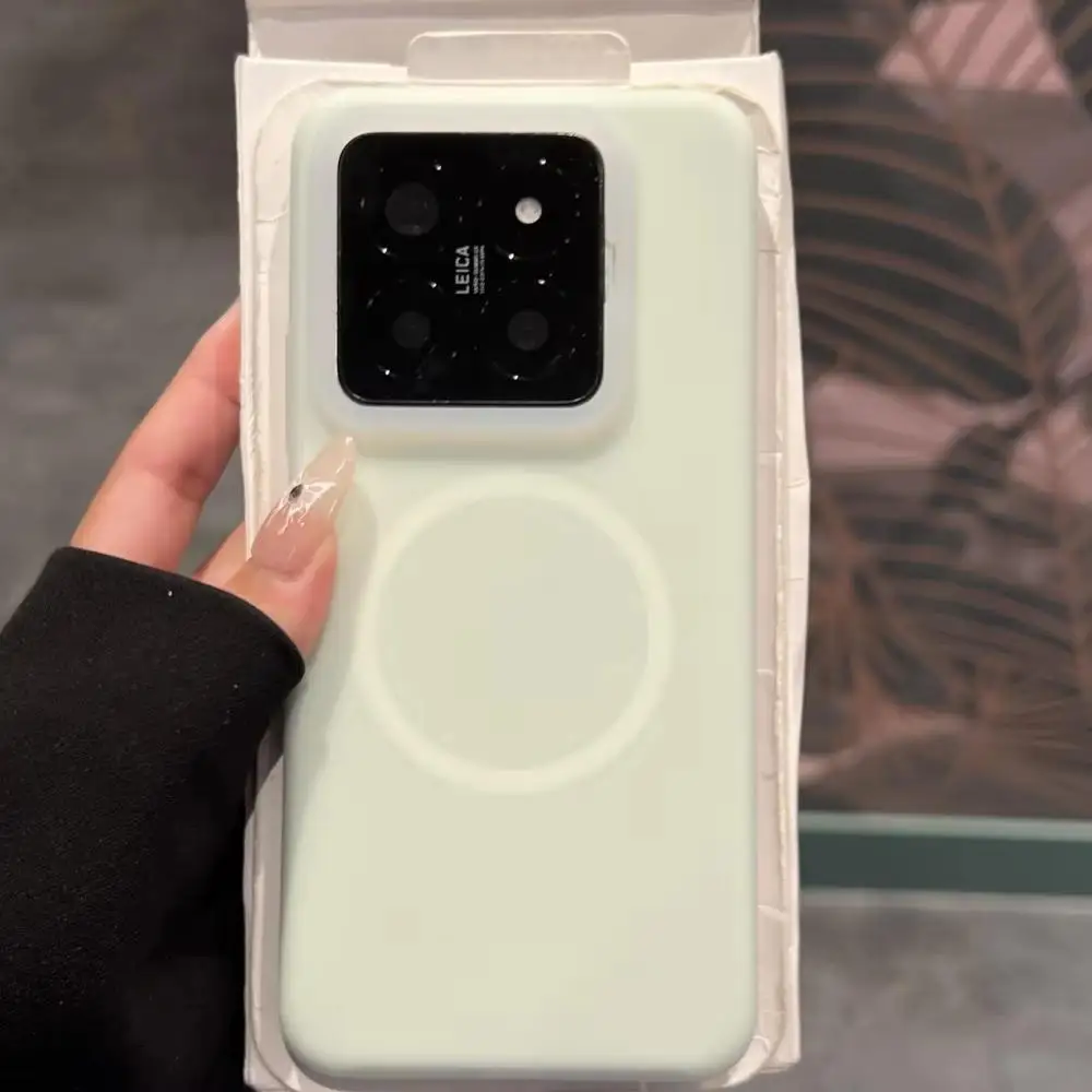 Luxury Jelly Liquid Silicone Magnetic Phone Case - Frosted Non-Slip Shockproof Cover