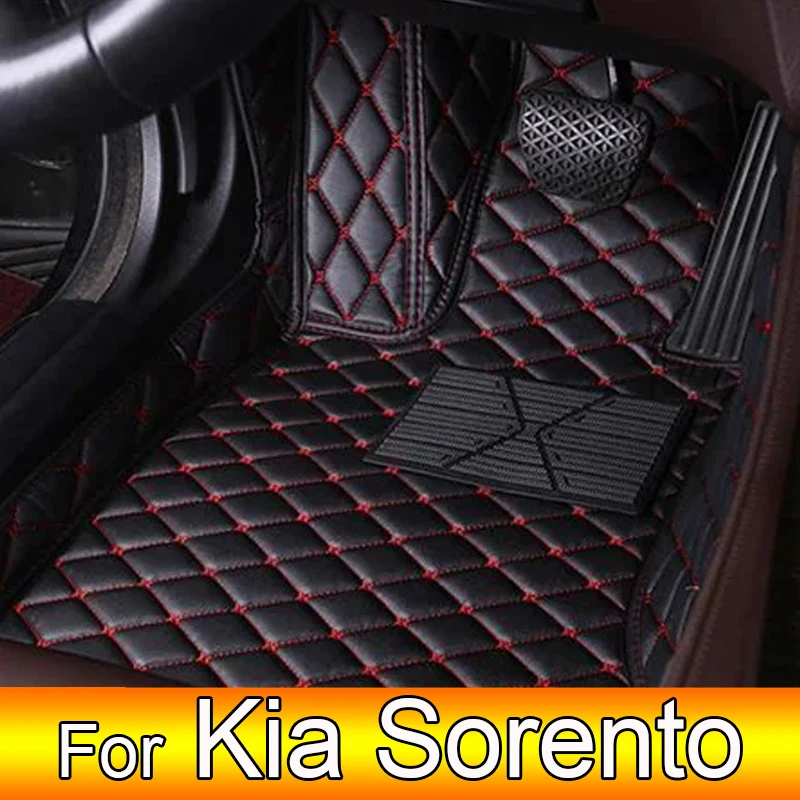 

Автомобильные коврики для Kia Sorento Seven сиденья 2013 2014 Пользовательские Автомобильные подкладки для ног автомобильный коврик покрытие аксессуары для интерьера
