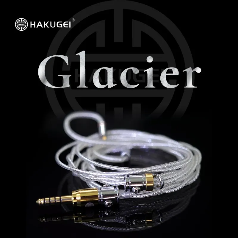 

HAKUGEI Glacier Hifi Earphone Cable Thick Silver-plated Single Crystal Copper Diy Earphone Wire MMCX 0.78mm
