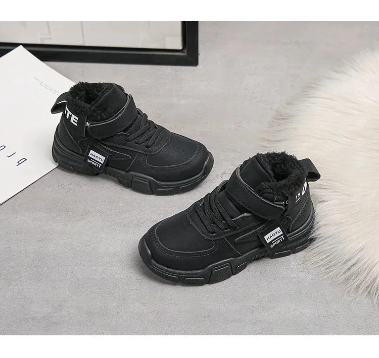 Children Winter Boots – Waterproof Kids Snow Boots With Plush Lining & Rubber Sole