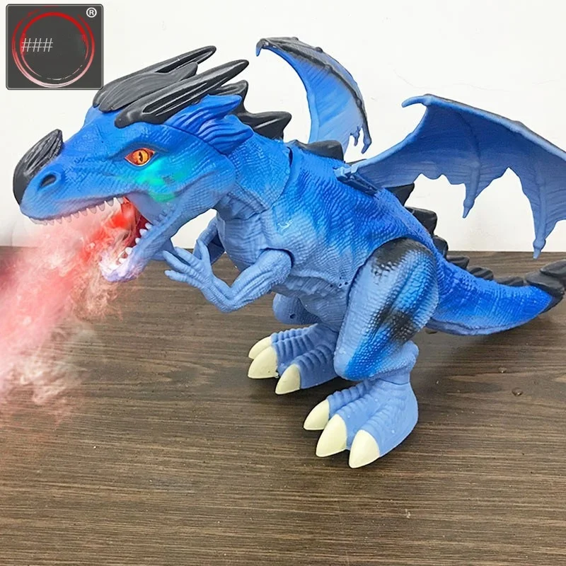 

Chuyu 333-58 Dinosaur Toy Electric Walking Egg Spray Fire Projection Tyrannosaurus Flying Dragon Children Boy