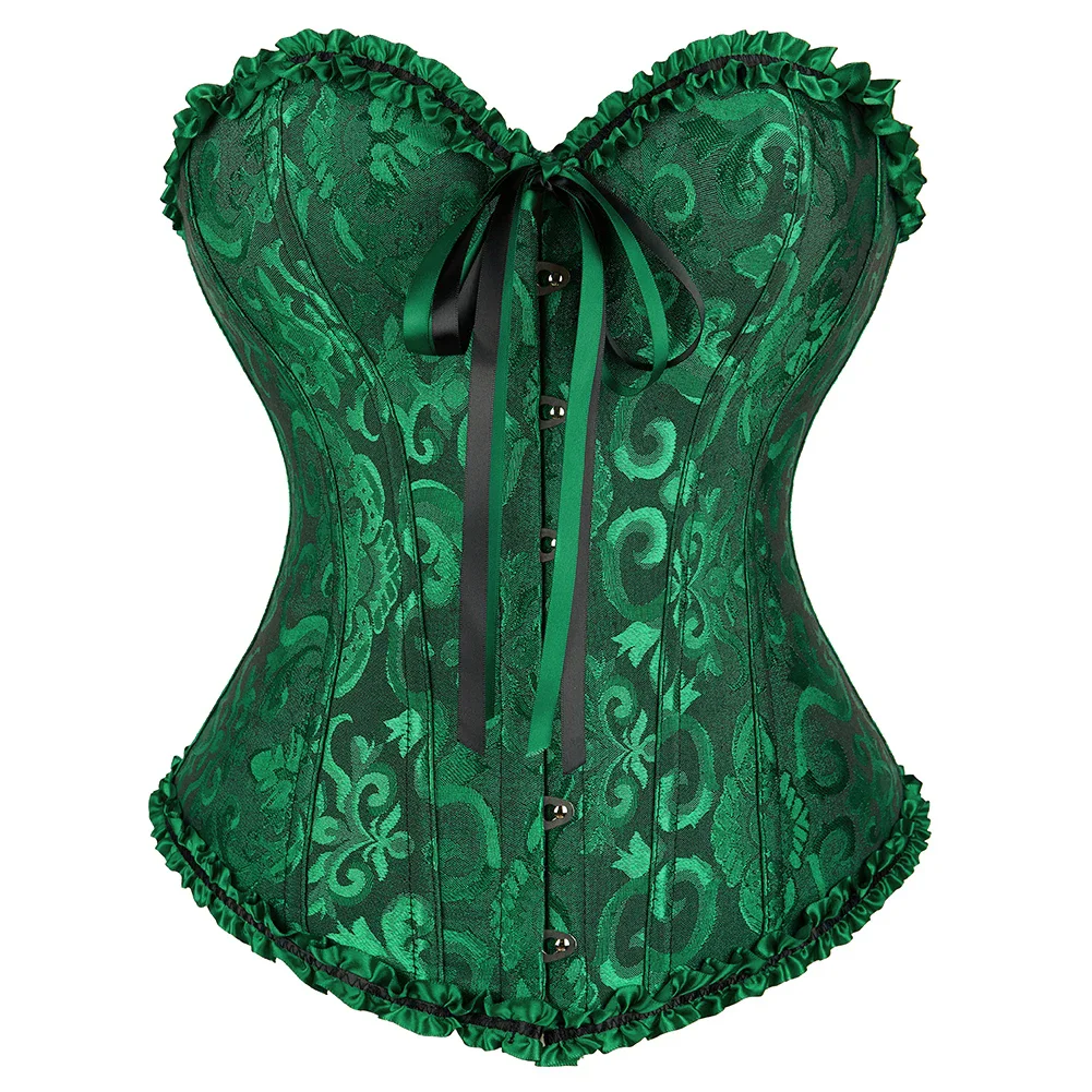 Women's Vintage Gothic Victorian Lace-Up Corset Top - Slimming Waist Shapewear