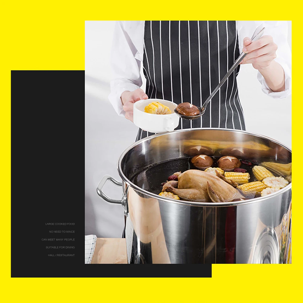 Roestvrijstalen voorraadpot, 2-delige soeppan Tweedelige set Pottenset Keuken Inductiekookgerei Roestvrijstalen pot Koekenpan Roestvrijstalen pastapan Metalen kookpot Pan met deksel Kookpotset met dek