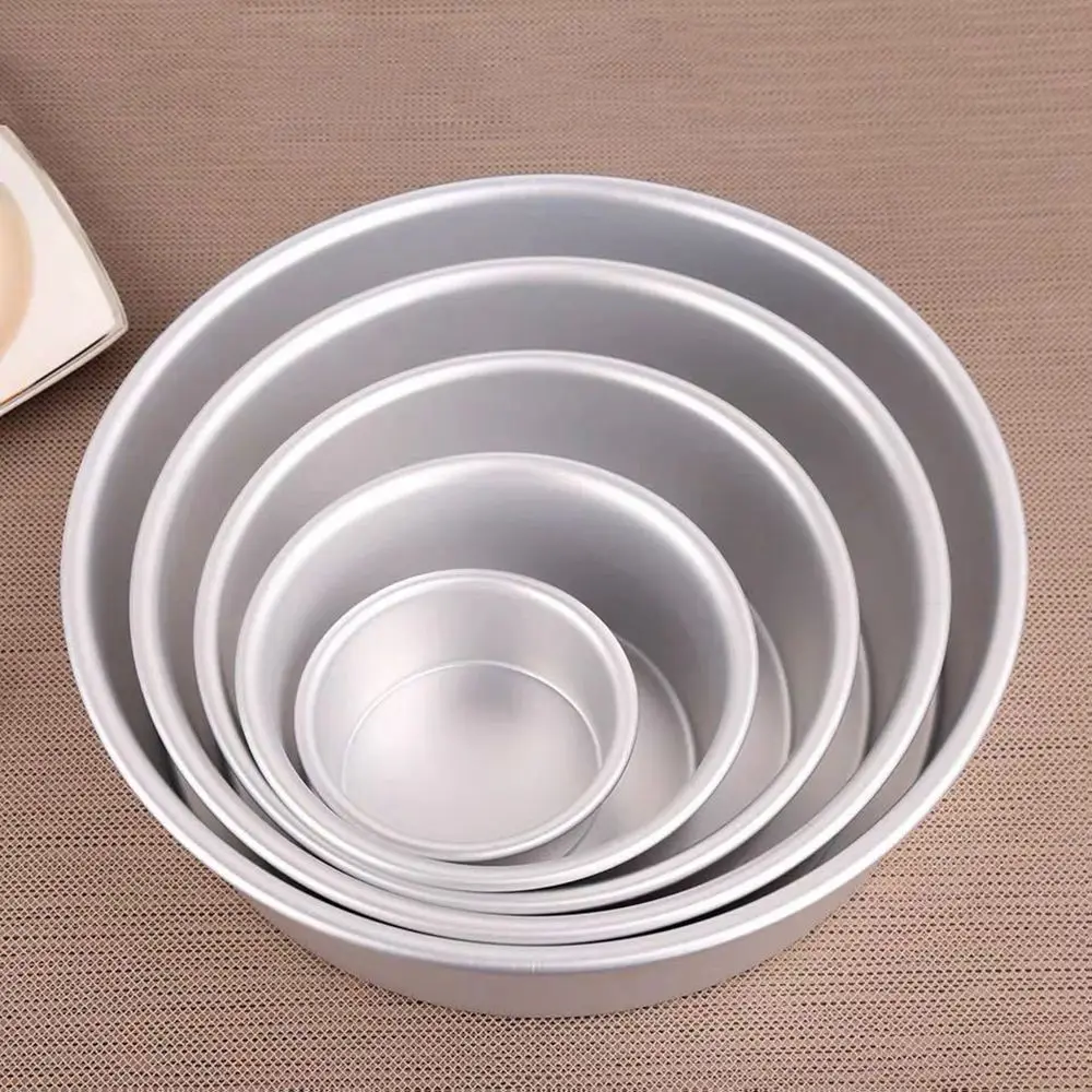 

Aluminum Alloy Temperature Resistant Mousse Cake Nonstick Cake Stamping Dish Pan Baking Mold Cake Pan Cheese Mould Cake Mold