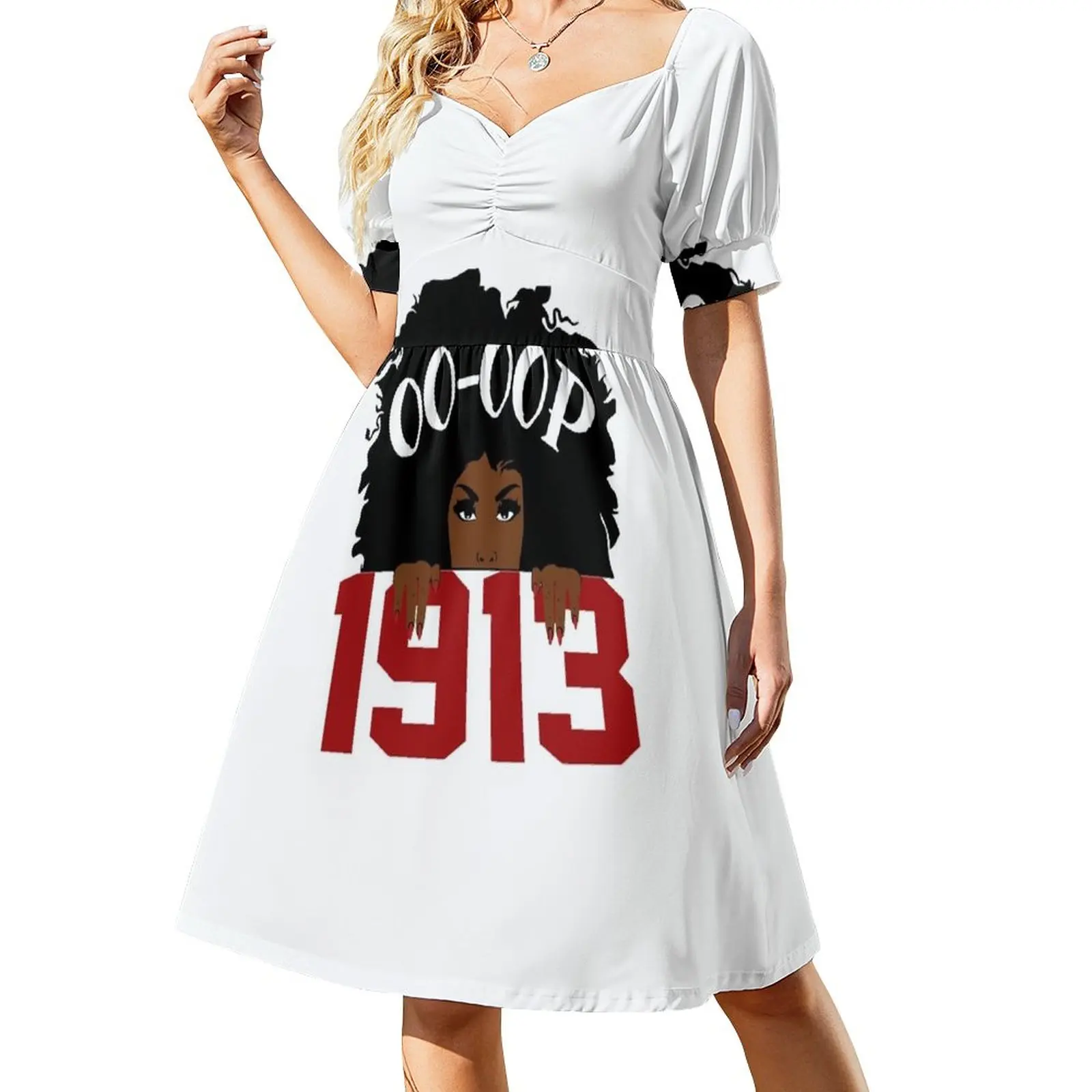

OoOop DST Paraphernalia Delta 1913 Sorority Dress ladies dresses for special occasion Women's summer suit
