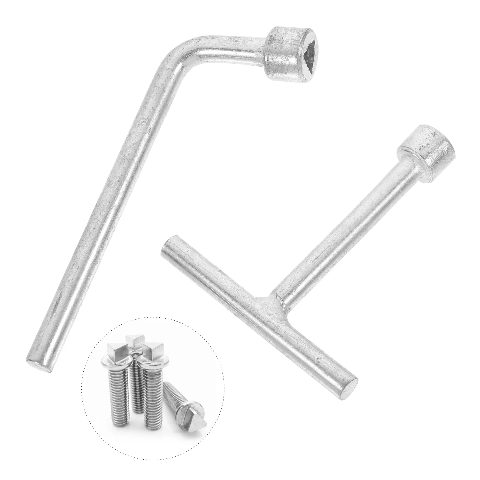 

2 Pcs Wrench Triangular Head Bolt Lamp Screw Anti-theft Spanners Special Dedicated