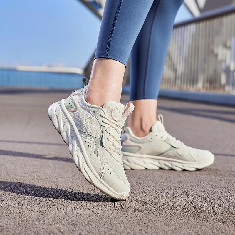 Running Shoes Womens Sneakers 361 Degrees Women Running Sport Shoes Lightweight Non-Slip Q bomb shock absorption Breathable Mesh Girl Sneaker Female 682232212