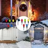 Solar Pathway Lights 5X Solar Garden Light Rhombic Pathway Lights For Garden Long Lasting Outdoor Lighted Stake For Christmas 5