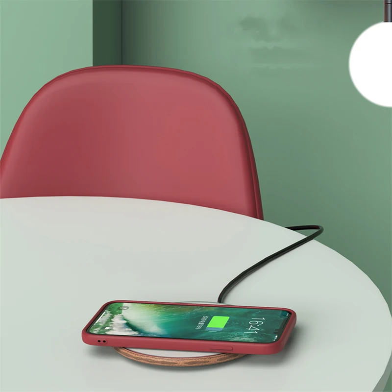 Enhanced Liquid Silicone Case with Camera Protection - Straight Edge Back Cover