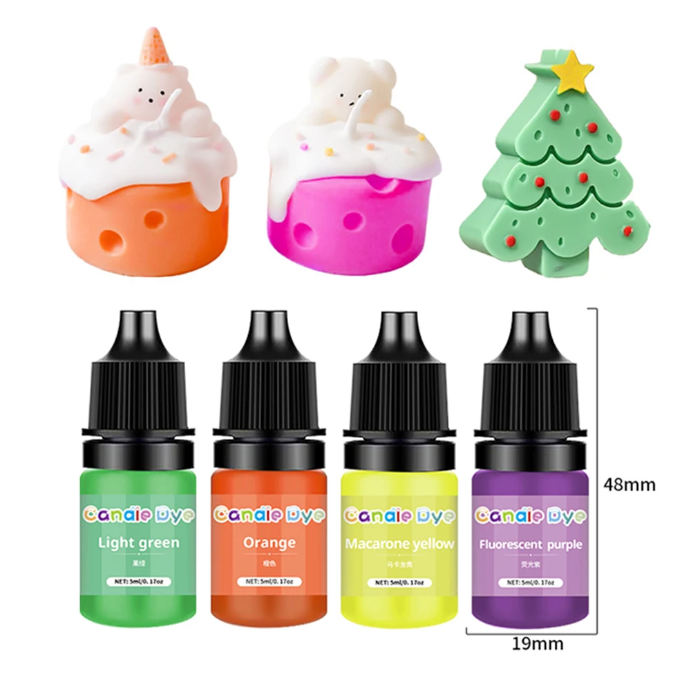 33 Colors Candle Wax Pigment Colorant Non-Toxic Soy Candle Wax Pigment Liquid Dye Soy DIY Soap Dyes Making Supplies