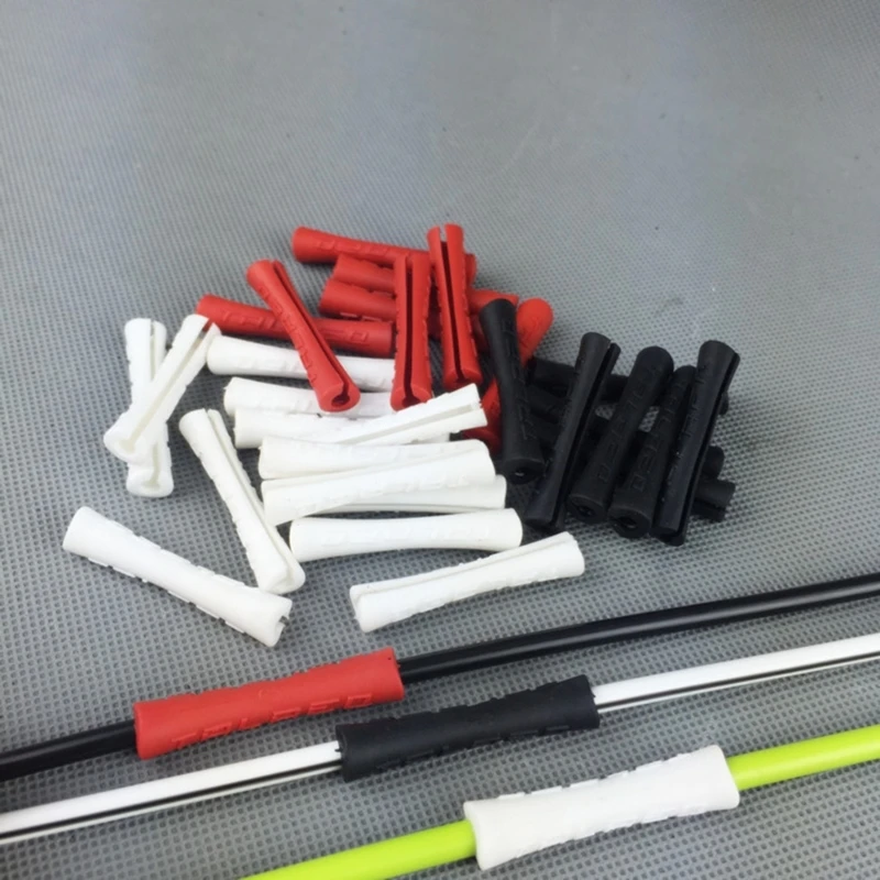 

8Pcs Bike Frame Protections Cable Cover Shifter Brake Cable Protector Guard Tube Rubber Sleeve for Shifting Cable Wire Easy Use