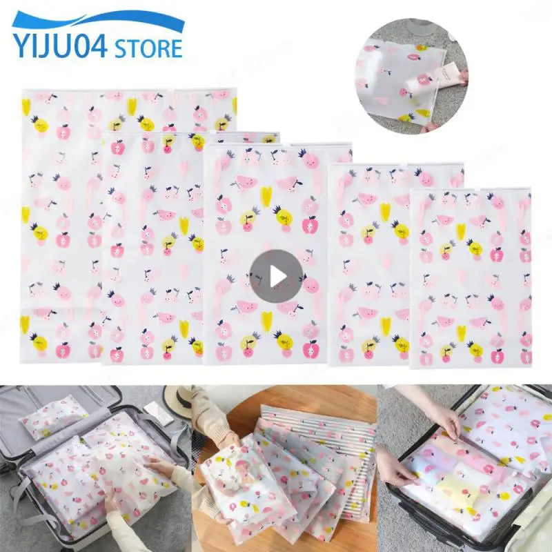 5pcs Travel Transparent Clothes Storage Bags Vacuum Bags for Shoes