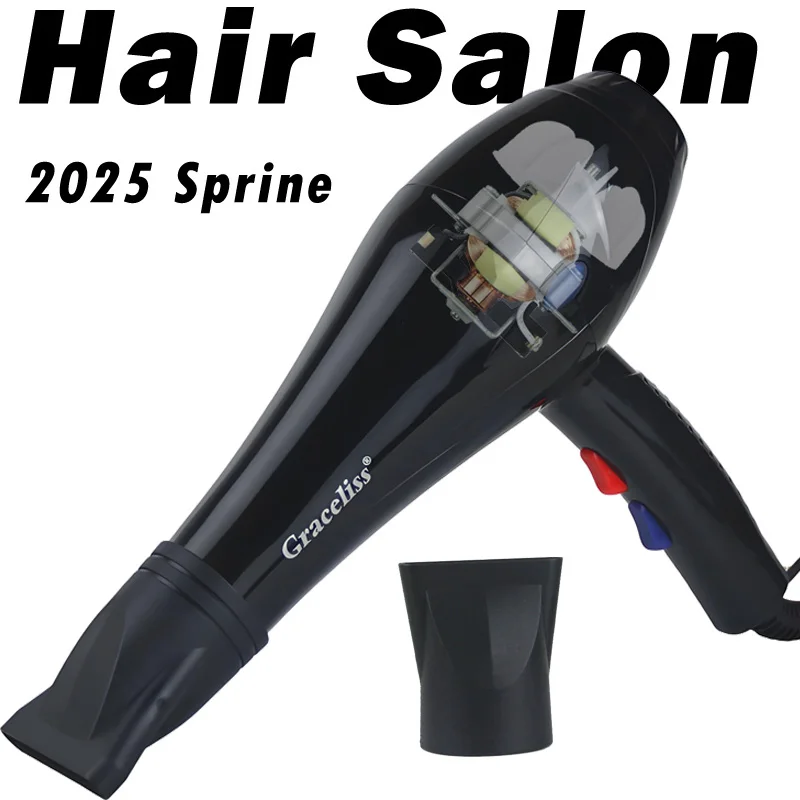 For hairdresser and hair salon long wire EU Plug Real 2100w power professional blow dryer salon Hair Dryer
