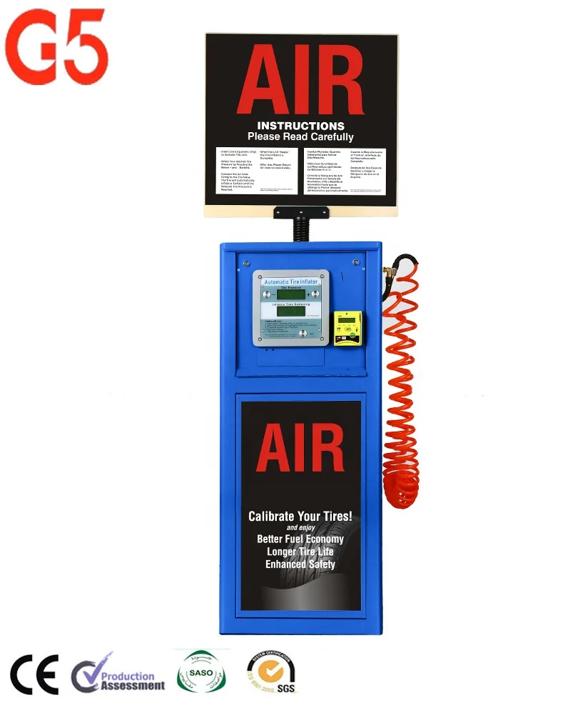 

Coins Air Vending Tire Inflators Air Pumps Petrol Gas Stations Car Air Compressor Tyres Inflador Used Cars Zhuhai Vehicle Tools