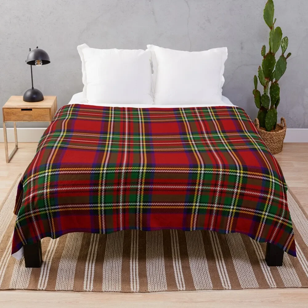 

Красная тартан, Стюарт клан плед одеяло теплые Flannels одеяла