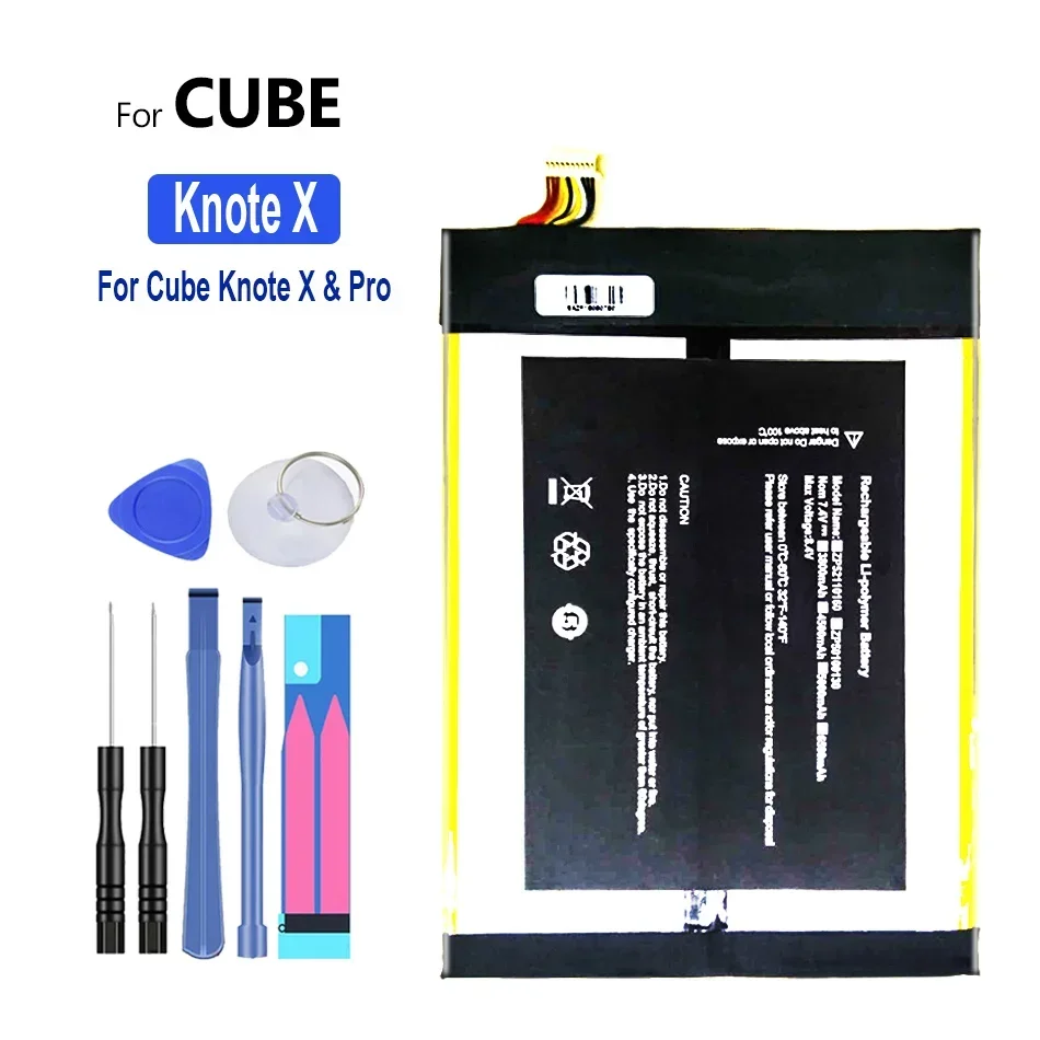 

KnoteX 5500mAh Replacement High Quality Mobile Phone Battery For ALLDOCUBE Cube Knote X Pro Knote XPro Tablet PC Batteries