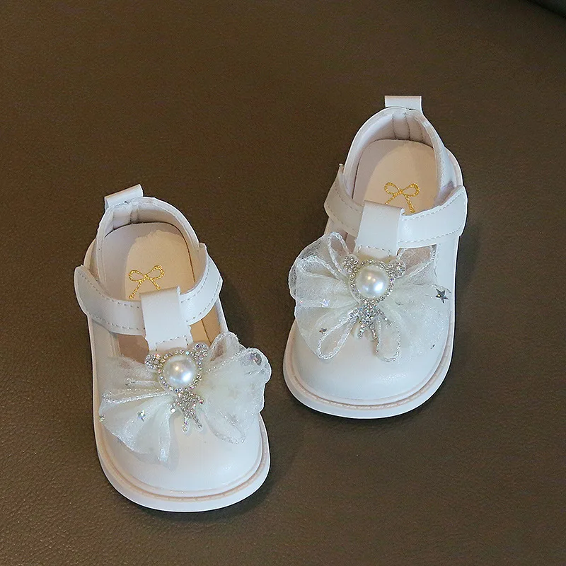 Soft Soled Baby Girl Bow Shoes 3