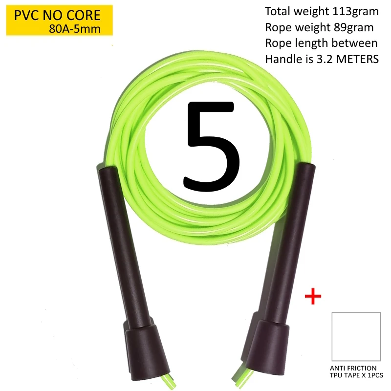 NEVERTOOLATE RA SHAPE HANDLE 3.2 meters 11ft long speed double under skip rope jump tricks fitness crossfit