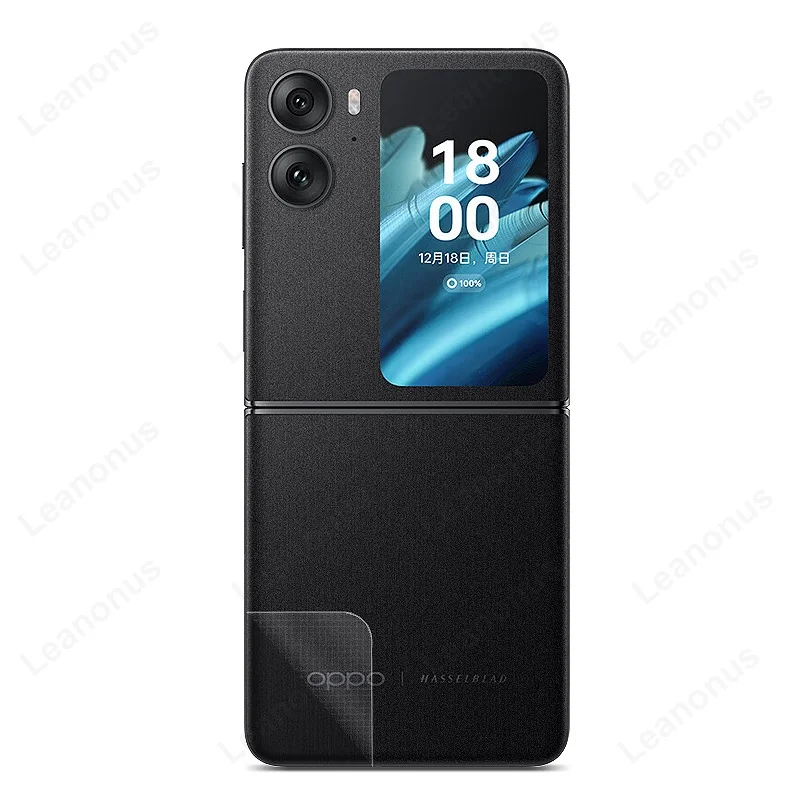 Pelle Opaca Trasparente Per Oppo Find N2 Flip Back Screen Protector Film Cover 3M Wrap Adesivo Antigraffio Durevole