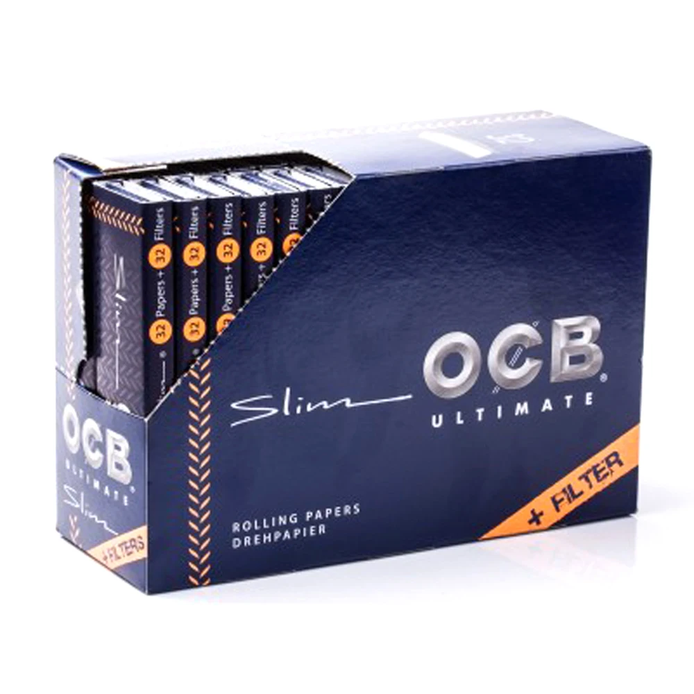 Ocb 5/10/15/24/32booklets 110mm Smoking Rolling Filter Tips Natural