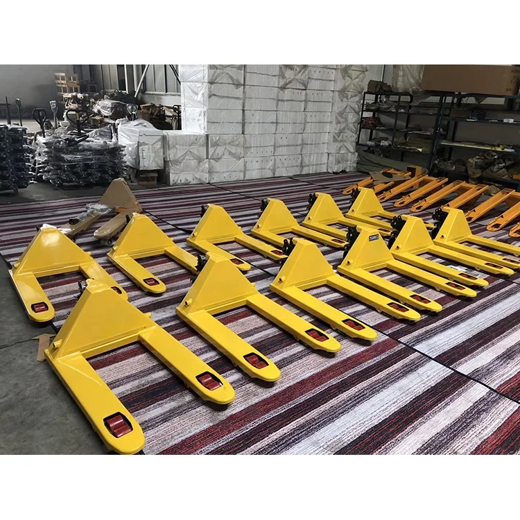 High Quality Hydraulic Pump Manual Forklift 2ton 3ton Pallet Fork Lift Jack Hand Pallet Truck 2500kg For Sale