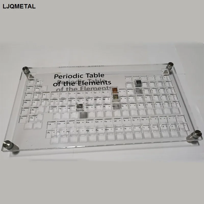 

Acrylic Box, Periodic Table of Elements 10mm Cube Container, Desktop Decoration Collection Ornaments