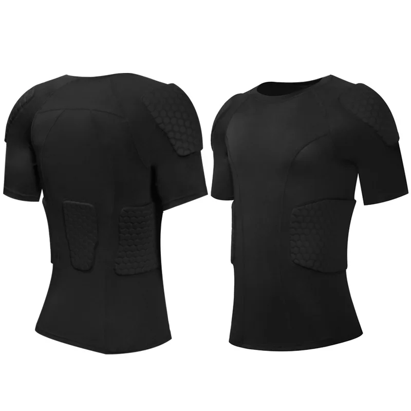 Honeycomb Tight Training Vest Pro Sleeveless Top Anti-Collision Vest Basketball Football Jerseys Anti-Collision T-Shirts Gym