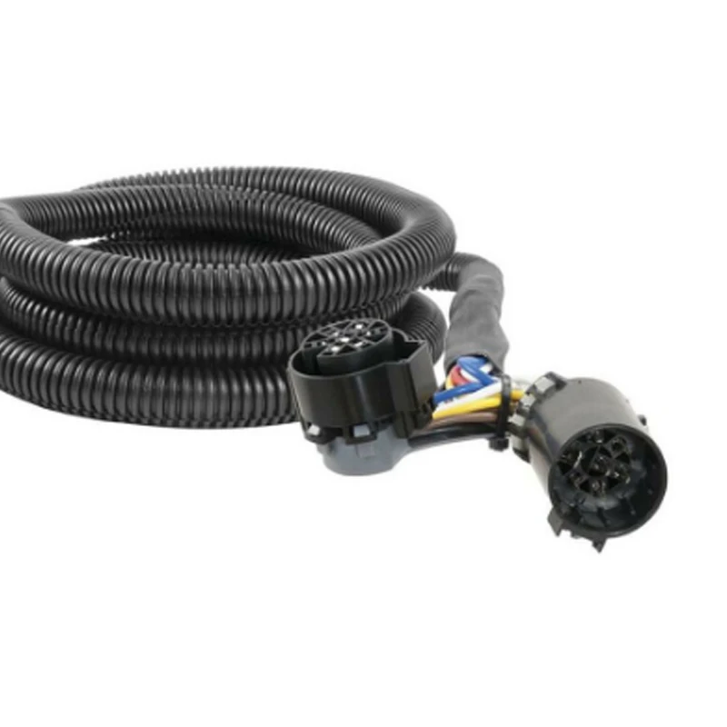 56070 7' Custom Wiring Extension Harness Adds 7-Way For RV Blade to Truck Bed