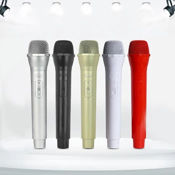 Microfono per bambini simulazione Mic modello Media intervista puntelli microfono giocattolo educativo per bambini fotografia prestazioni Mic